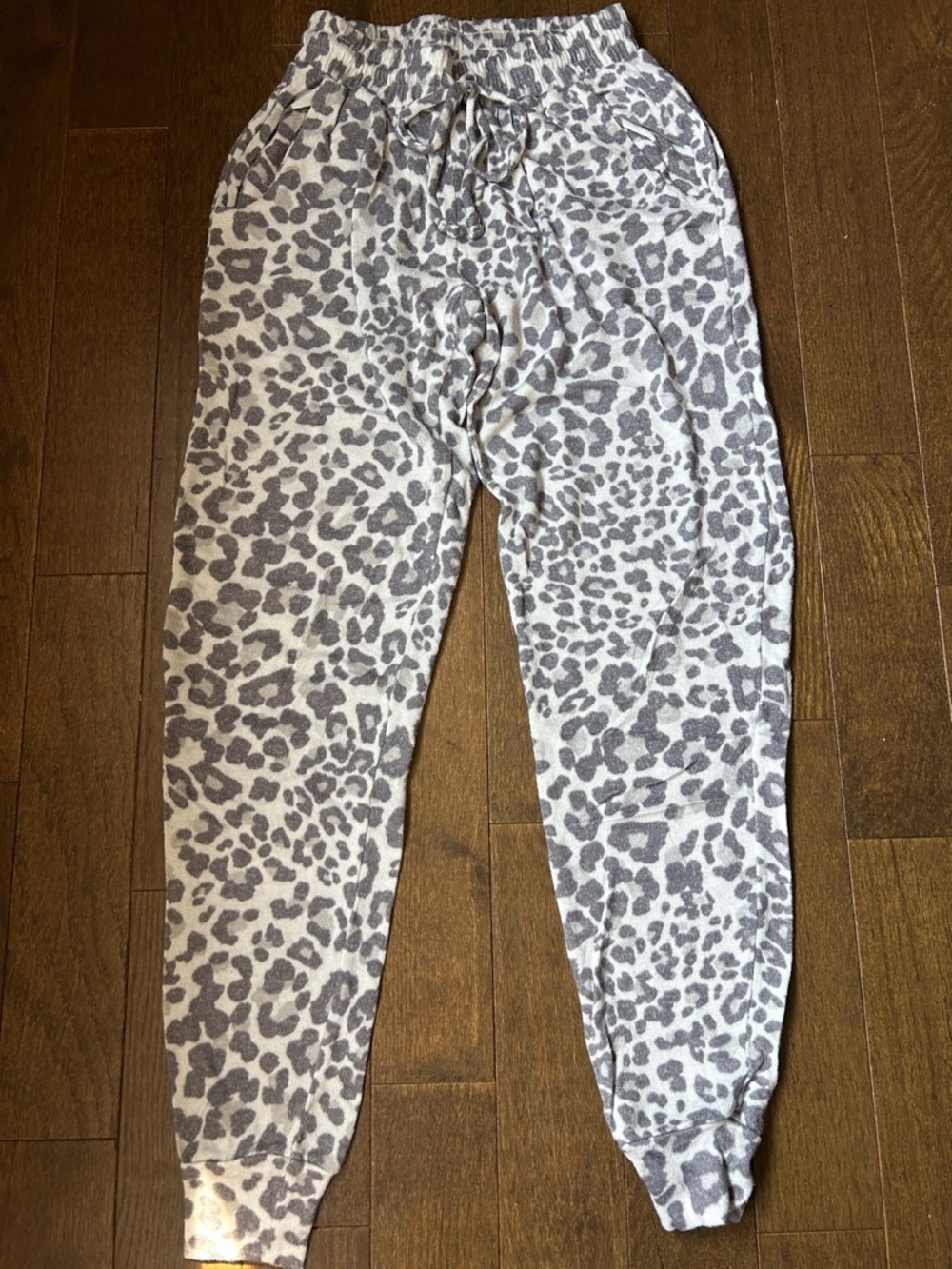 Leopard print joggers